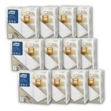 Guardanapo LINSTYLE® Premium Tork - Branco - 12 pacotes com 50 folhas cada