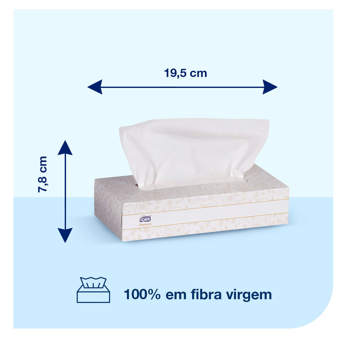 TorkPremiumLencoFacial 50caixasde90lencosfolhadupla