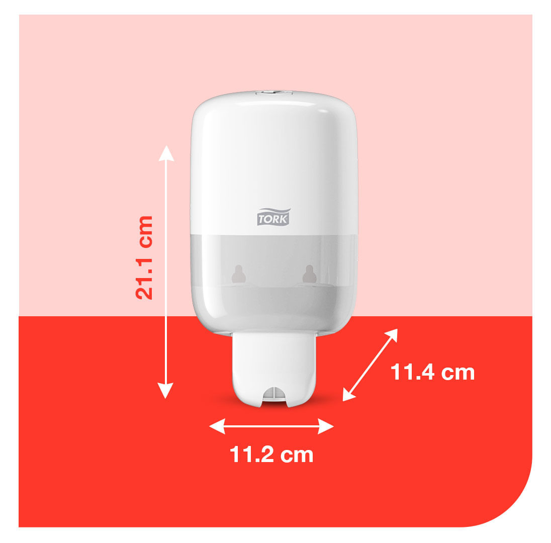 DispenserparaSaboneteLiquidoTorkMiniBranco