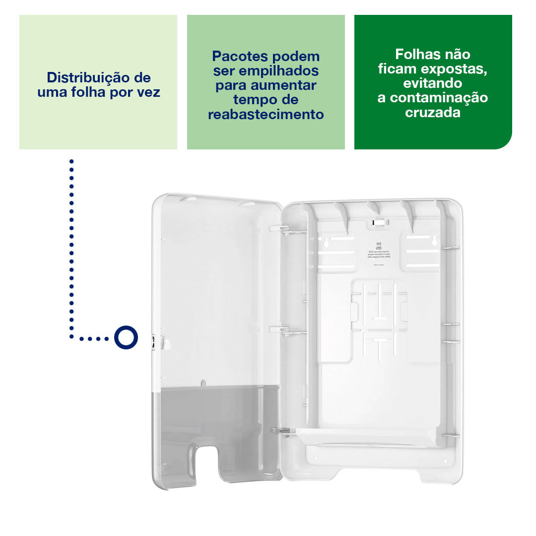 DispenserparaPapelToalhaInterfolhadoTorkBranco