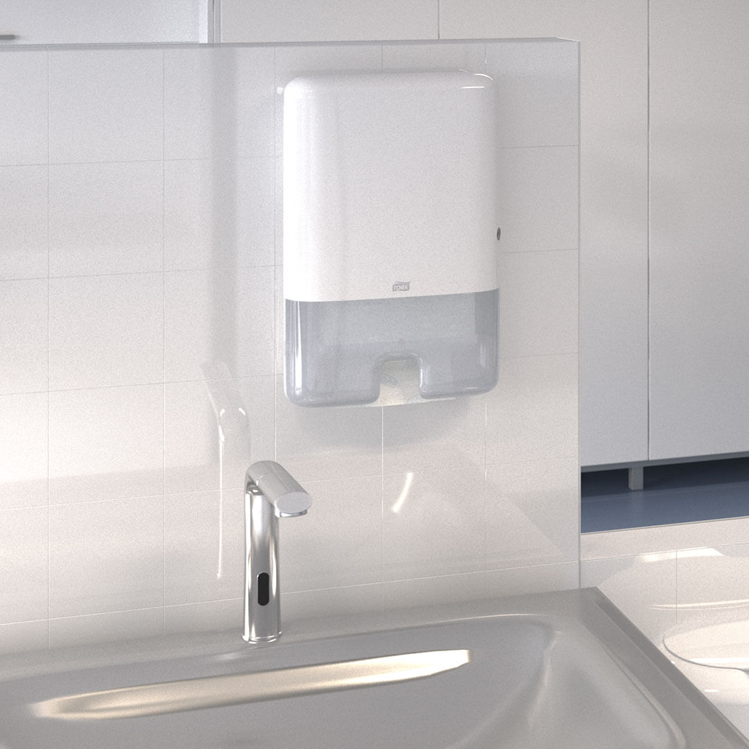 DispenserparaPapelToalhaInterfolhadoTorkBranco