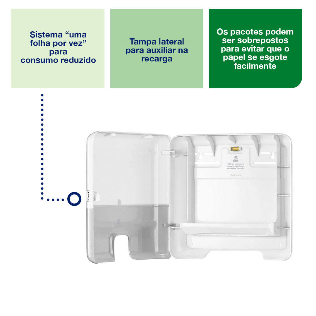 DispenserparaPapelToalhaInterfolhadoTorkMini