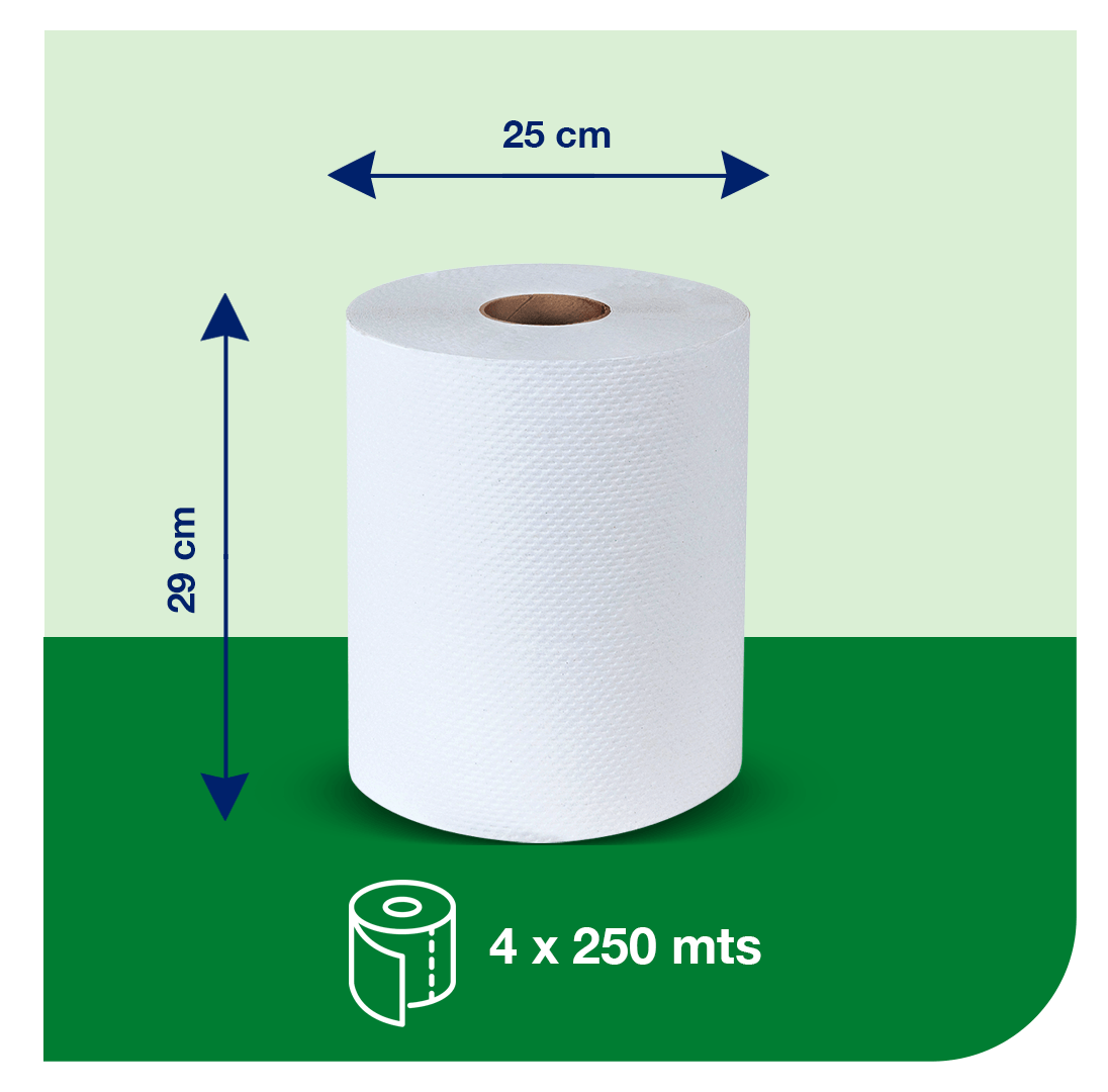 TorkAdvancedToalhaRolofolhasimples4rolosde250m