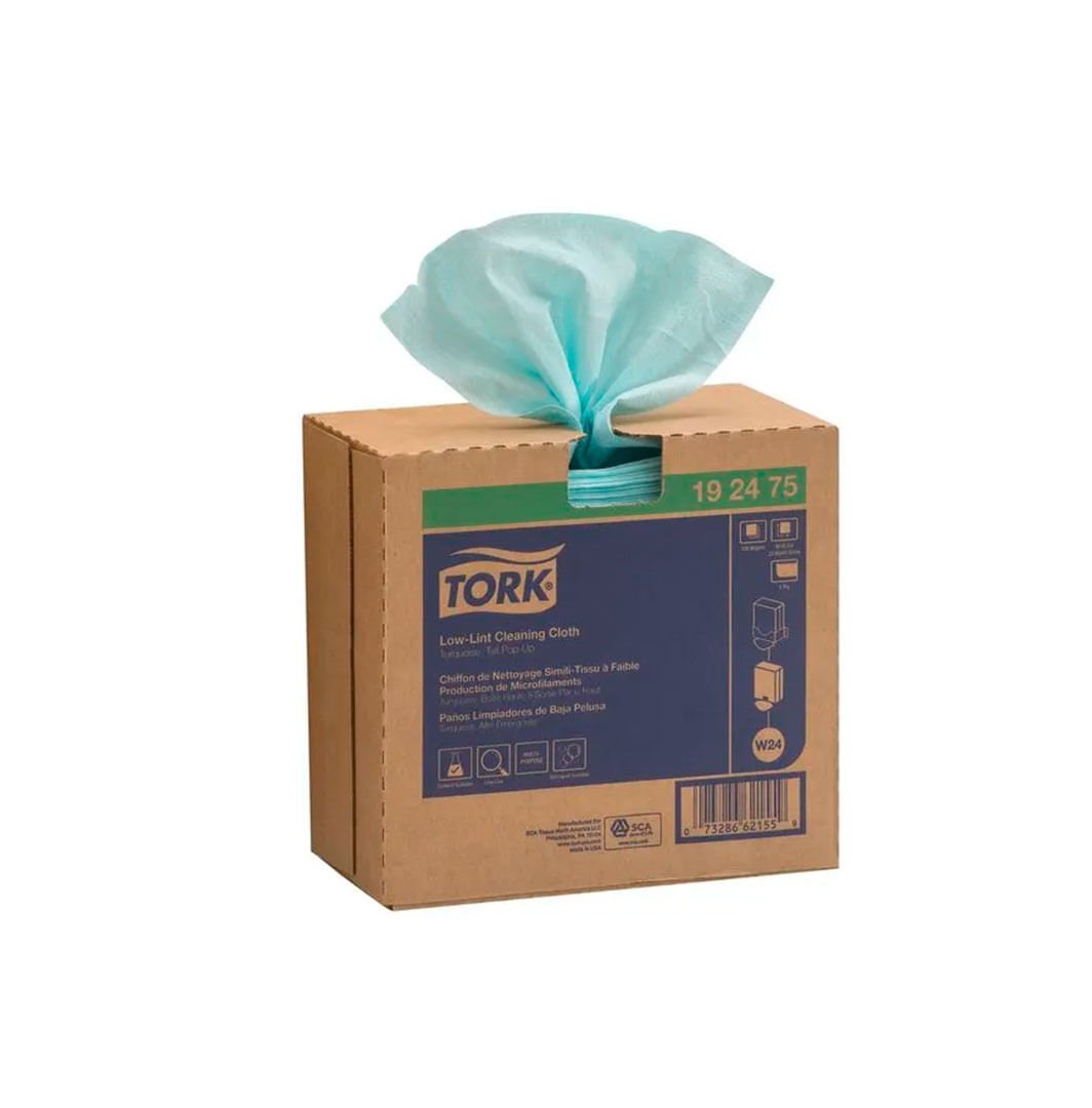 TorkWiperLowLintPopUp8caixasde100folhas