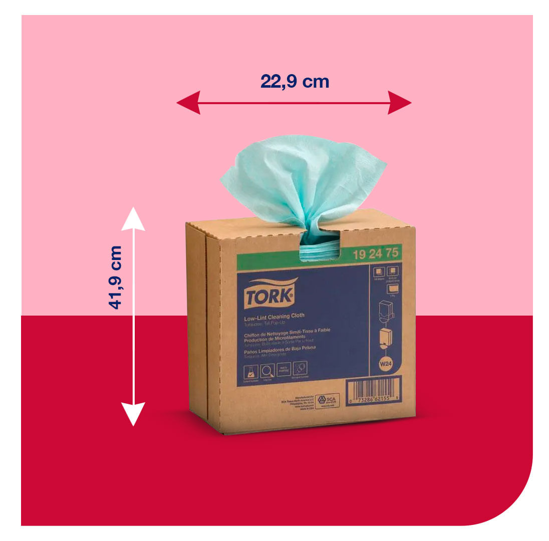 TorkWiperLowLintPopUpCaixacom100folhas