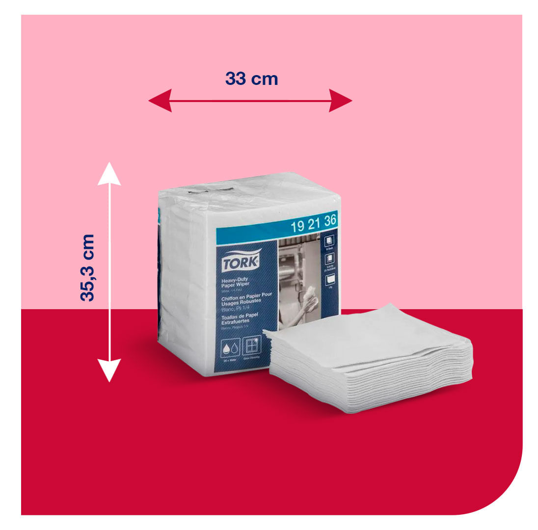 TORKPAPERWIPERPLUSWHITE14F90