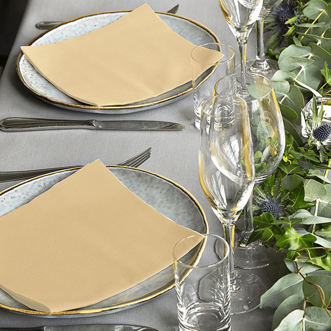 GuardanapoLINSTYLE®PremiumTorkBege50folhas